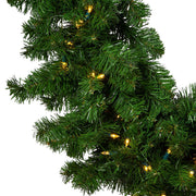 Kurt Adler 9-Foot 100-Light Pre-Lit LED Vanderbilt Garland