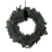 Kurt Adler 18-Inch Battery-Operated Pre-Lit Warm White Cluster LED Blue Spruce Wreath