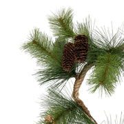 Kurt Adler 4-Foot Needle Pine Rope Garland with Pinecones