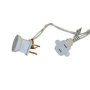 Kurt Adler 9-Foot Pre-Lit Crystal White Garland