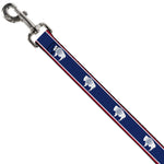 Dog Leash - Wyoming Flags