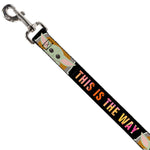 Dog Leash - Star Wars The Child Chibi Pod Pose THIS IS THE WAY Black/Multi Color