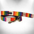Load image into Gallery viewer, Rainbow Pride Dog Collars, Leads, and Bows
