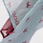 Dog Bandana Pale Blue Cloud
