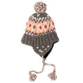 Load image into Gallery viewer, Peach Fair Isle Ski Hat
