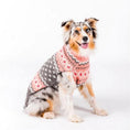 Load image into Gallery viewer, Peach Fairisle Dog Sweater
