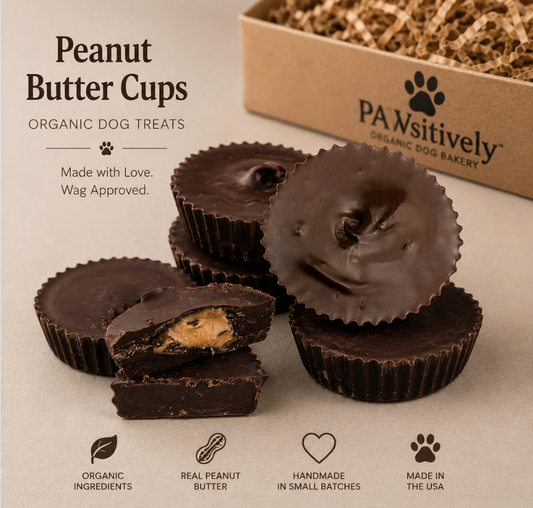Peanut Butter Cups Organic Dog Treats