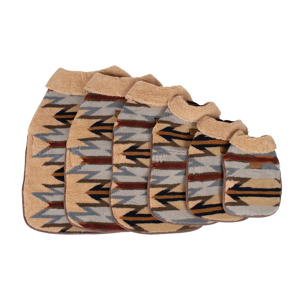 Pendleton Berber Dog Coat - Wyeth Trail Wheat / X-Small by Carolina Pet Co.