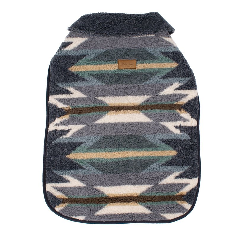 Pendleton Berber Dog Coat - Serape Rosewood / Medium by Carolina Pet Co.