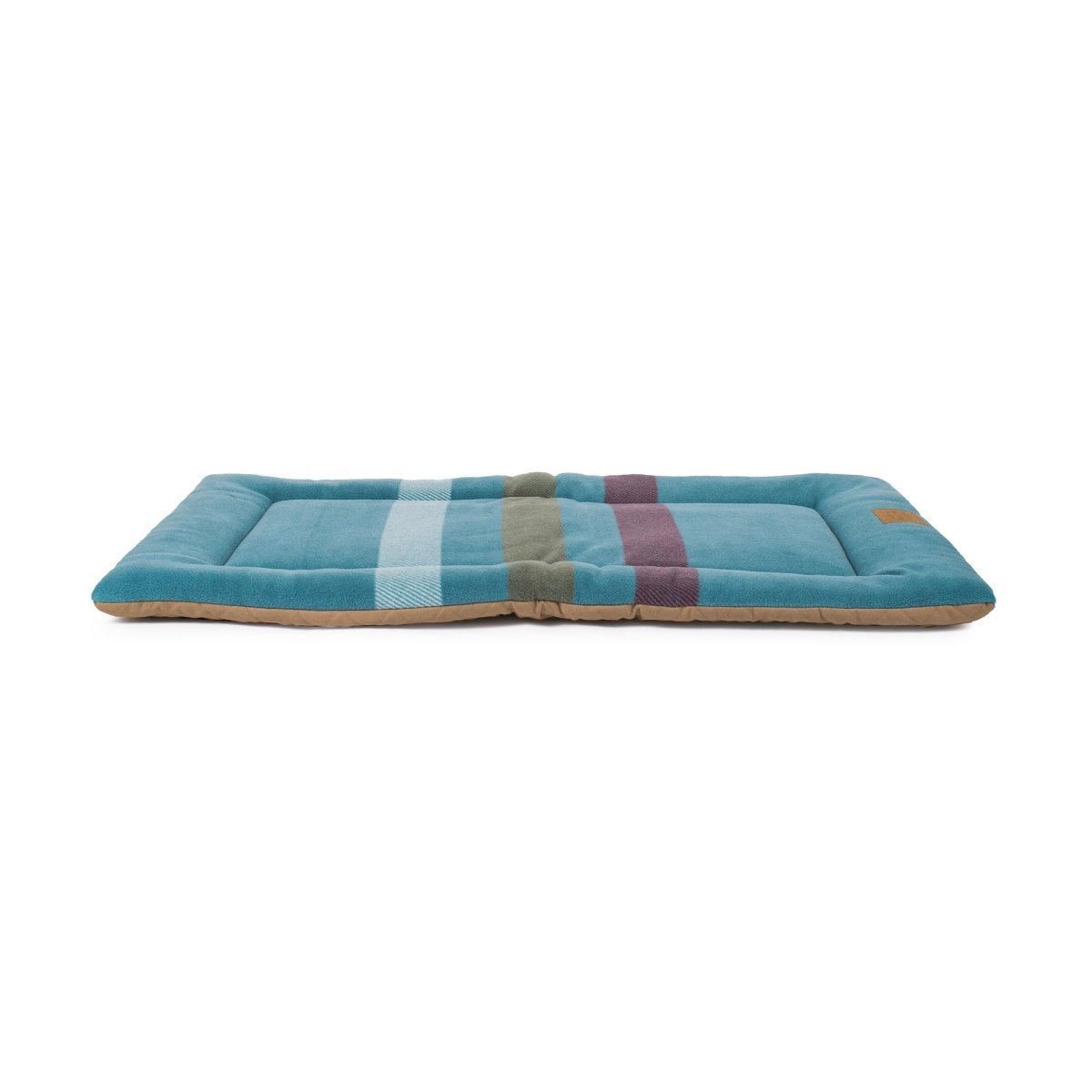 Pendleton Fleece Comfort Cushion - Dog Bed Cushion - Cabin Stripe Shale - Small