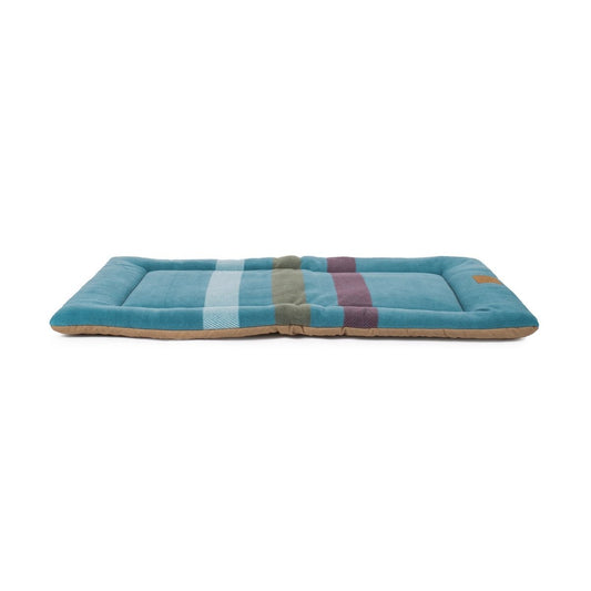 Pendleton Fleece Comfort Cushion - Dog Bed Cushion - Cabin Stripe Shale - Small