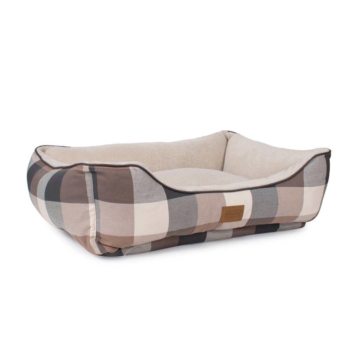Pendleton Plaid Cozy Kuddler - Bolster Dog Bed