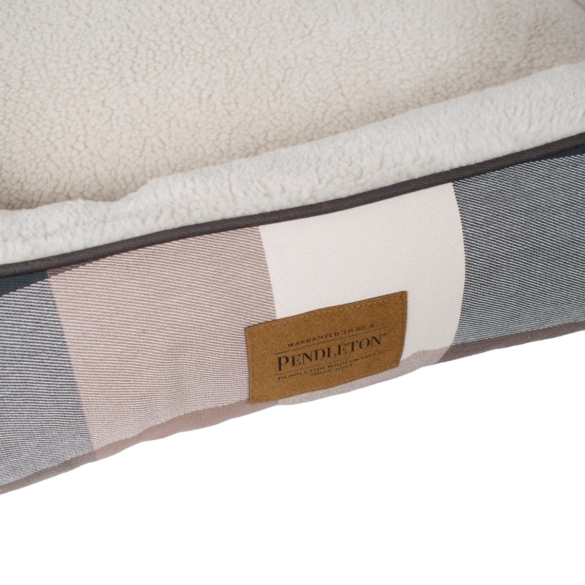 Pendleton Plaid Cozy Kuddler - Bolster Dog Bed
