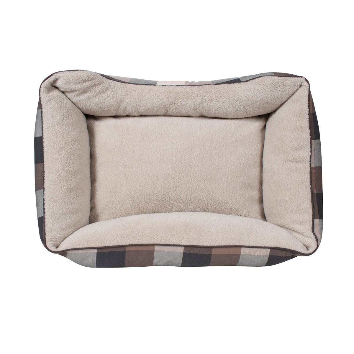 Pendleton Plaid Cozy Kuddler - Bolster Dog Bed
