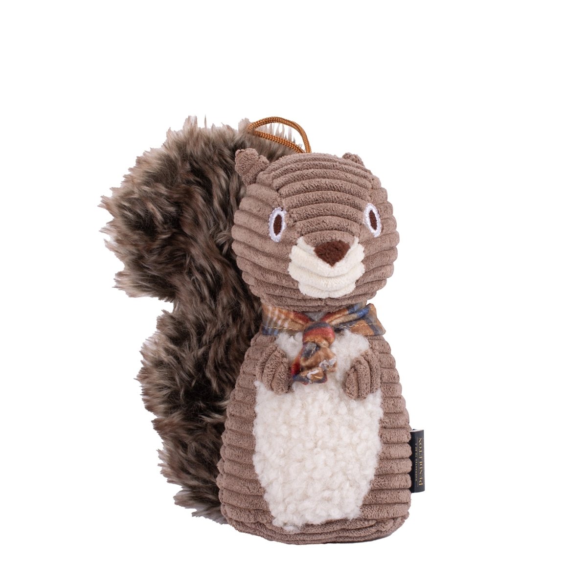Pendleton Plush Squirrel Toy - Plush Dog Toy