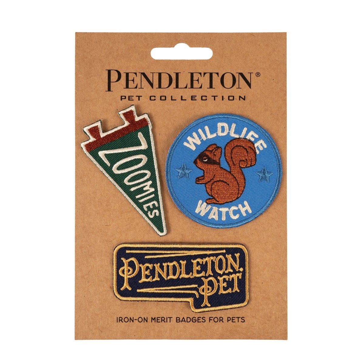 Pendleton X Scout's Honour™ Pet Merit Badges - Set of 3 - Dog Bandana Set