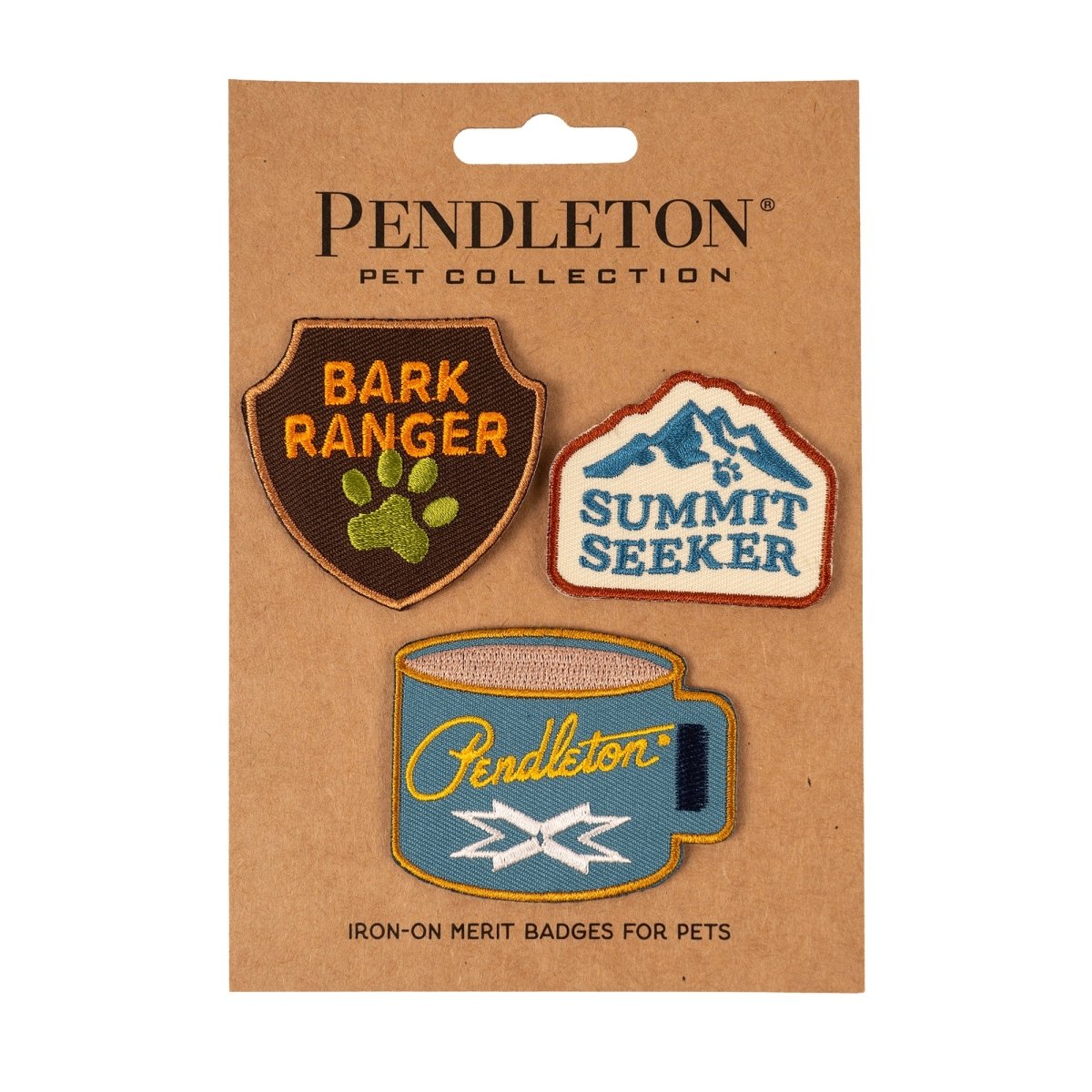 Pendleton X Scout's Honour™ Pet Merit Badges - Set of 3 - Dog Bandana Set