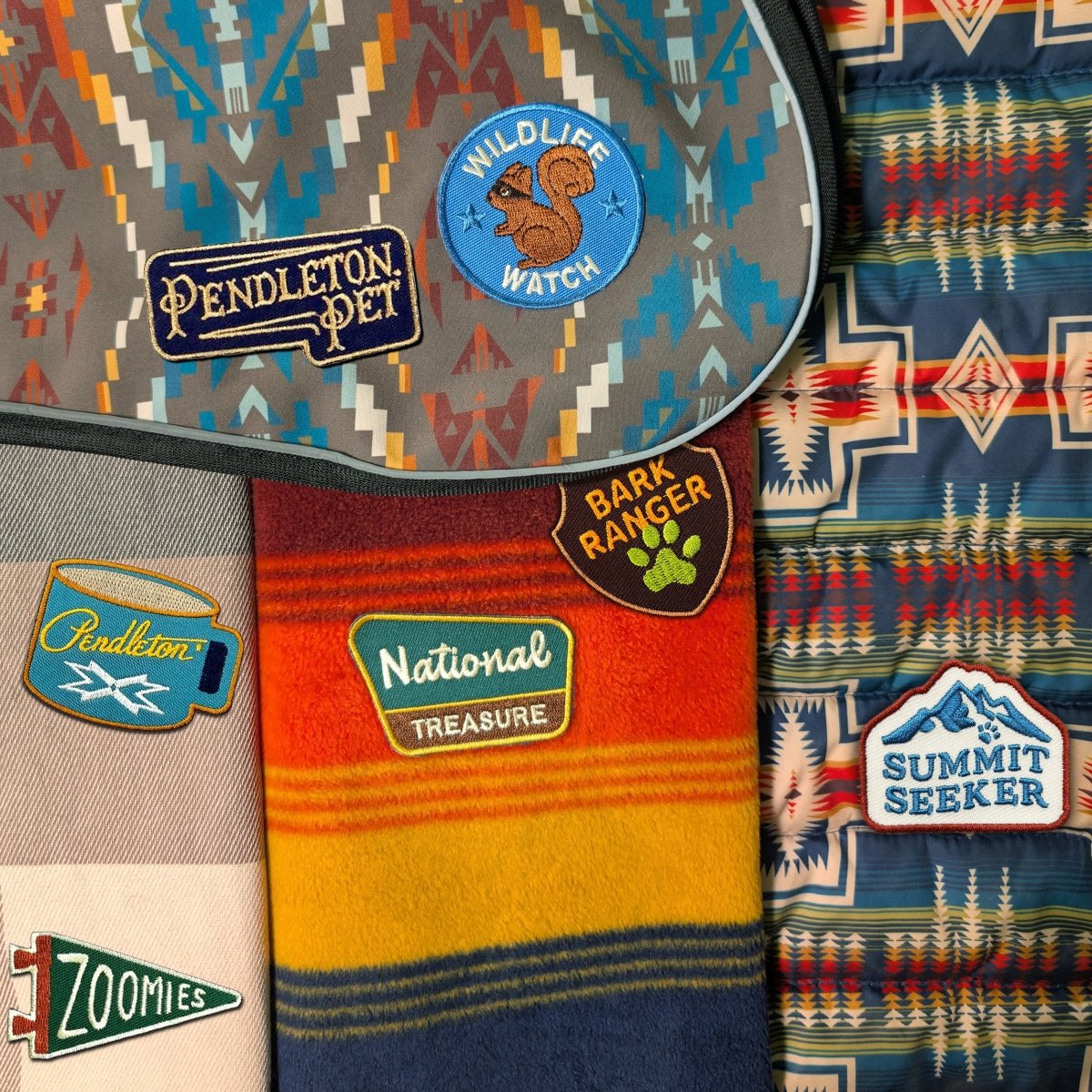 Pendleton X Scout's Honour™ Pet Merit Badges - Set of 3 - Dog Bandana Set