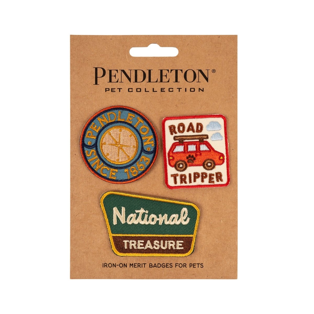 Pendleton X Scout's Honour™ Pet Merit Badges - Set of 3 - Dog Bandana Set