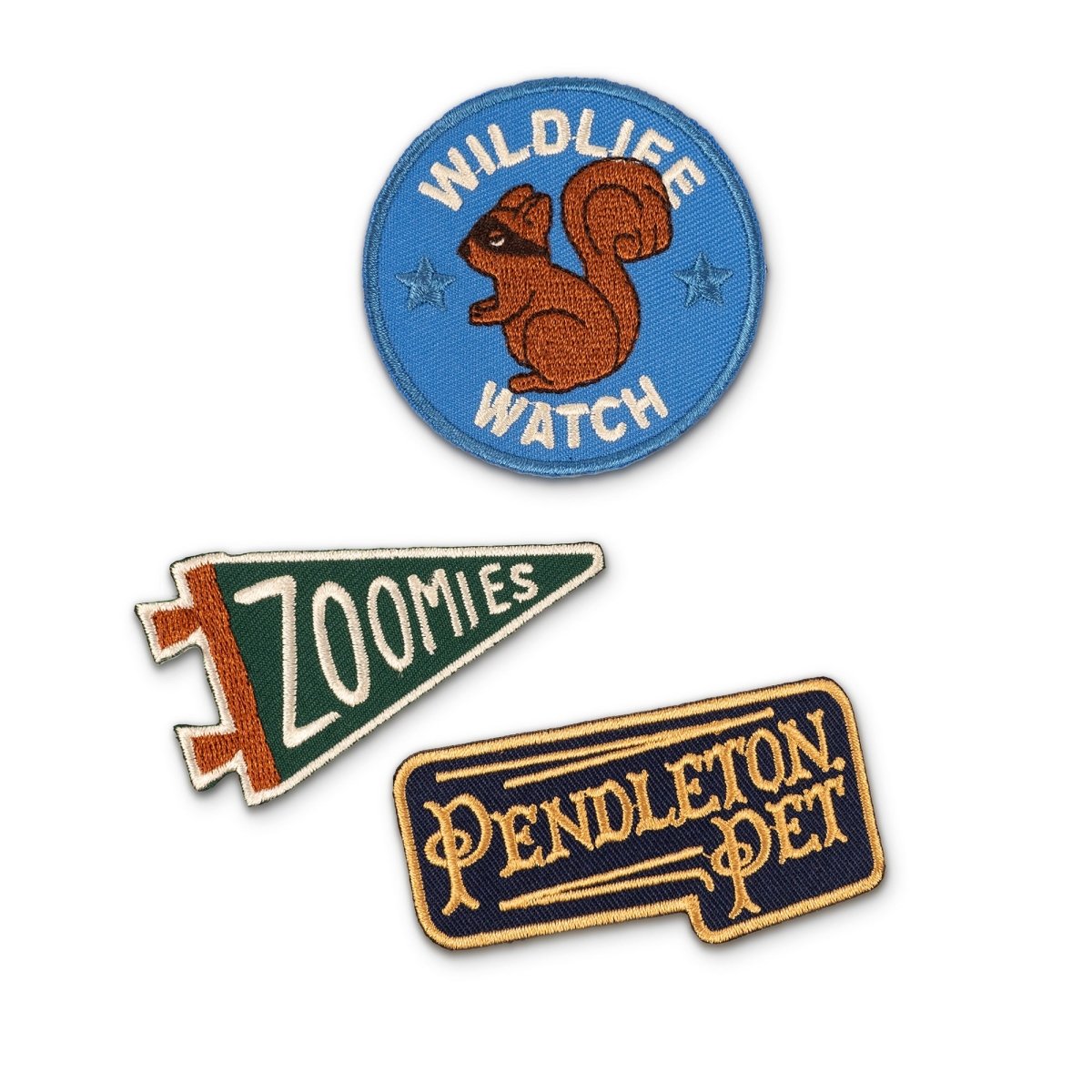 Pendleton X Scout's Honour™ Pet Merit Badges - Set of 3 - Dog Bandana Set