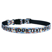 Personalized Bacon and Eggs Dog Collar