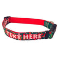 Load image into Gallery viewer, Personalized Christmas Stockings Dog Collar
