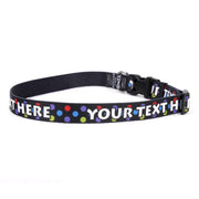 Personalized Gumballs Polka Dot Dog Collar