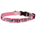 Load image into Gallery viewer, Personalized Pink Camo Dog Collar
