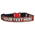 Load image into Gallery viewer, Personalized Tartan Plaid Red Dog Collar
