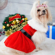 Santa Christmas Dog Party Dresses