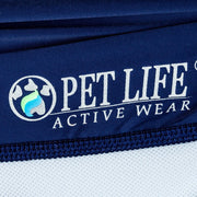 Pet Life ® Active 'Barko Pawlo' Relax-Stretch Quick-Drying Performance Dog Polo T-Shirt