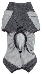 Pet Life ® Active 'Chase Pacer' Medium-weight 4-Way-Stretch Yoga Fitness Dog Tracksuit