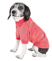 Pet Life ® Active 'Fur-Flex' Stretch and Quick-Dry Anti-Odor Fitness Yoga Dog Polo T-Shirt