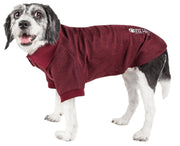 Pet Life ® Active 'Fur-Flex' Stretch and Quick-Dry Anti-Odor Fitness Yoga Dog Polo T-Shirt