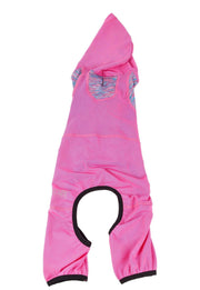 Pet Life ® Active 'Pawsterity' Mediumweight 4-Way-Stretch Yoga Fitness Dog Tracksuit Hoodie