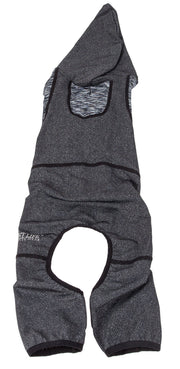 Pet Life ® Active 'Pawsterity' Mediumweight 4-Way-Stretch Yoga Fitness Dog Tracksuit Hoodie