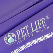 Pet Life ®  Active 'Racerbark' 4-Way-Stretch Yoga Fitness Dog T-Shirt Tank Top