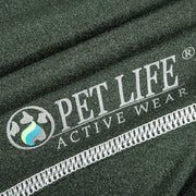 Pet Life ®  Active 'Racerbark' 4-Way-Stretch Yoga Fitness Dog T-Shirt Tank Top