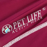 Pet Life ®  Active 'Racerbark' 4-Way-Stretch Yoga Fitness Dog T-Shirt Tank Top