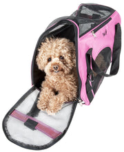 Pet Life ® 'Altitude Force' Airline Approved Sporty Zippered Folding Fashion Pet Dog Carrier
