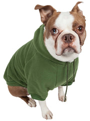 Pet Life ® 'American Classic' Fashion Plush Cotton Hooded Dog Sweater