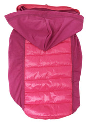 Pet Life ® 'Apex' Lightweight Hybrid 4-Season Stretch and Quick-Dry Dog Coat w/ Pop out Hood