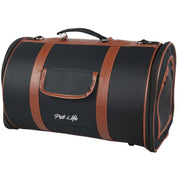 Pet Life ® 'Bark Avenue' Cylindrical Airline Approved Fashion Designer Posh Pet Dog Carrier