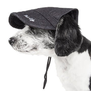 Pet Life ®  'Cap-Tivating' UV Protectant Adjustable Fashion Dog Hat Cap