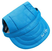 Pet Life ®  'Cap-Tivating' UV Protectant Adjustable Fashion Dog Hat Cap
