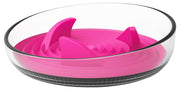 Pet Life ® 'Cirlicue' Shark Fin Shaped Modern Slow Feeding Pet Bowl