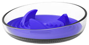 Pet Life ® 'Cirlicue' Shark Fin Shaped Modern Slow Feeding Pet Bowl