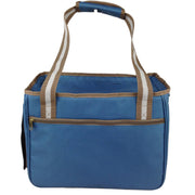 Pet Life ® Dual Snap Pocketed Fashion Designer Canvas Travel Pet Dog Carrier