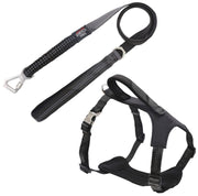 Pet Life ® 'Geo-prene' 2-in-1 Shock Absorbing Neoprene Padded Reflective Dog Leash and Harness