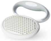 Pet Life ® 'Gyrater' Swivel Travel Silicone Massage Grooming Cat Brush